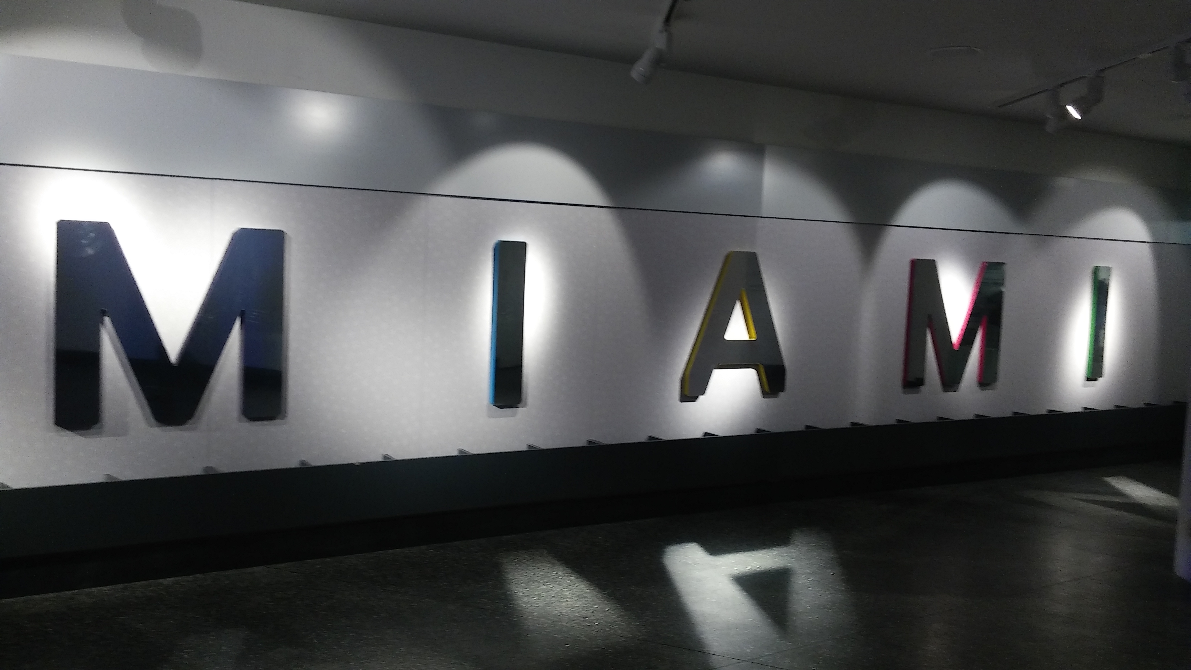 Picture of combined letters Miami